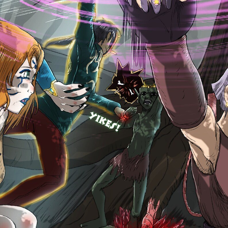 The D&D Combat Scene