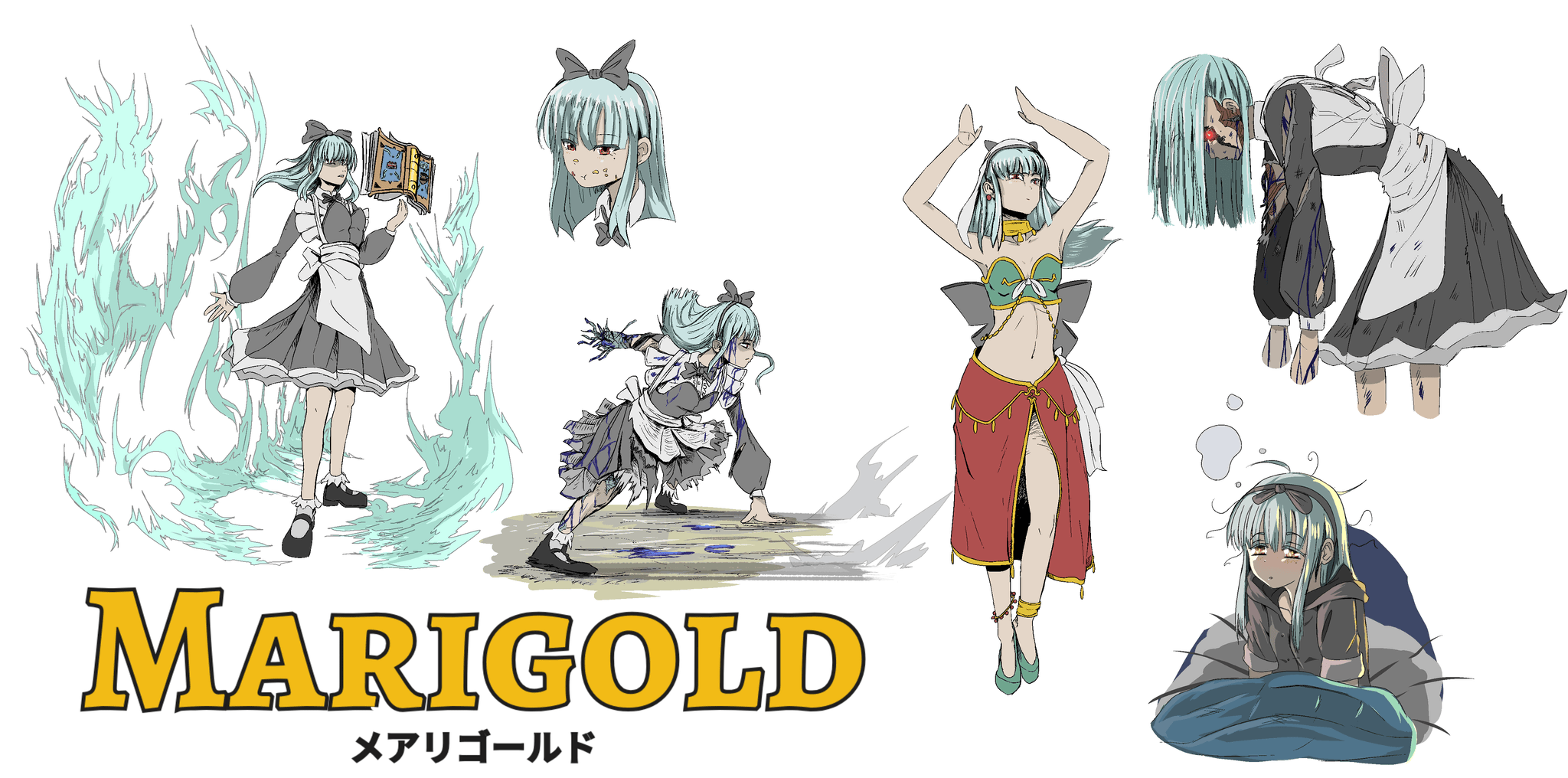 Pre-Production Character Concept Page